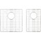 Hardware Resources Stainless Steel Bottom Grids for Handmade 60/40 Double Bowl Sink (HMS260) HMS260-GRID - alternate 1